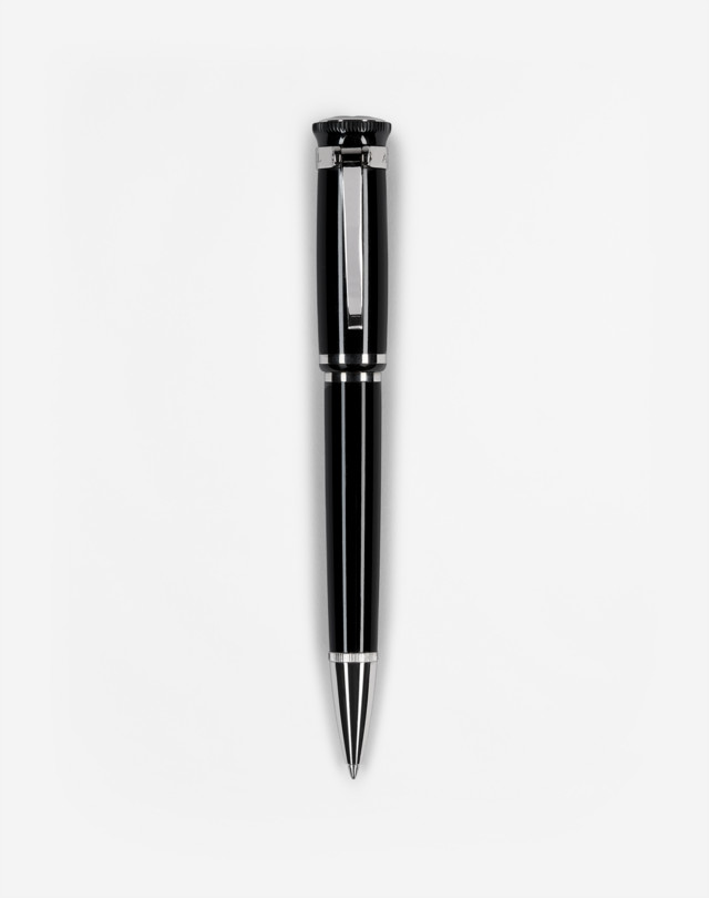DUNHILL SENTRYMAN BLACK RESIN BALLPOINT PEN BALLPOINT PENS Man d