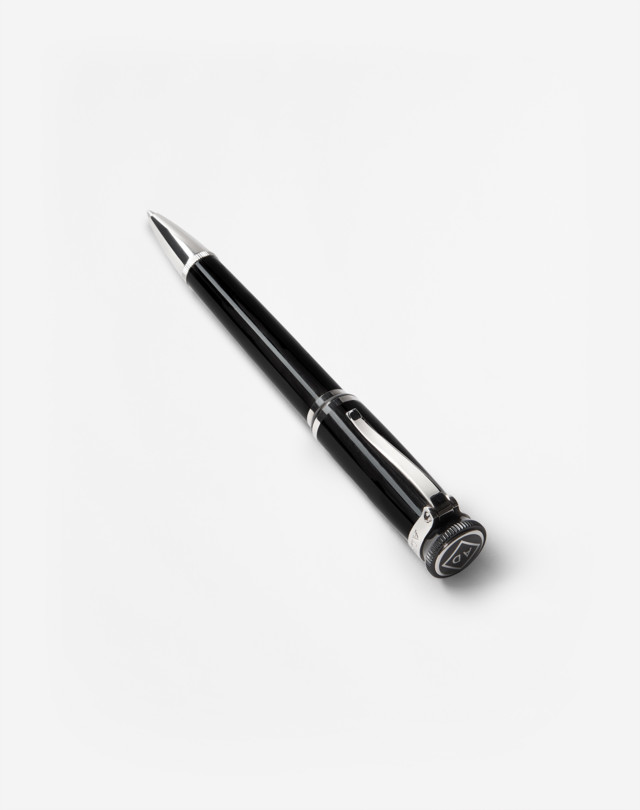 DUNHILL SENTRYMAN BLACK RESIN BALLPOINT PEN BALLPOINT PENS Man r