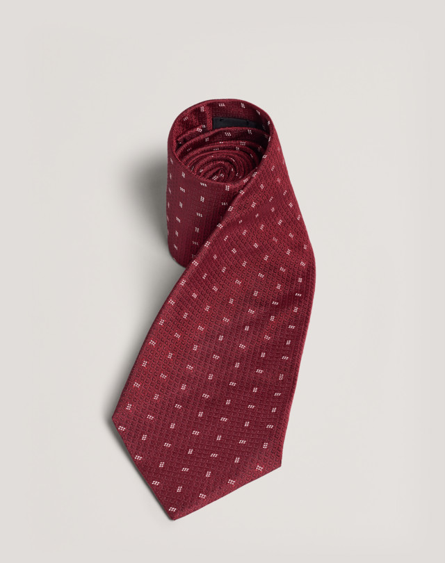 DUNHILL Neats Woven Silk Tie WOVEN TIES Man f