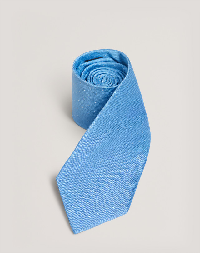 DUNHILL PIN DOT WOVEN TIES Man f