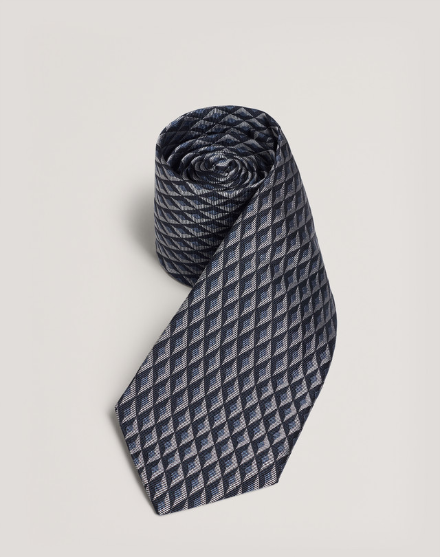 DUNHILL Engine Turn Tie WOVEN TIES Man f