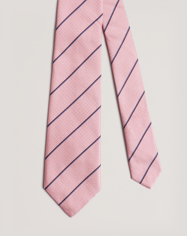 DUNHILL LIGHTER TEXTURE STRIPE TIE Tie Man f