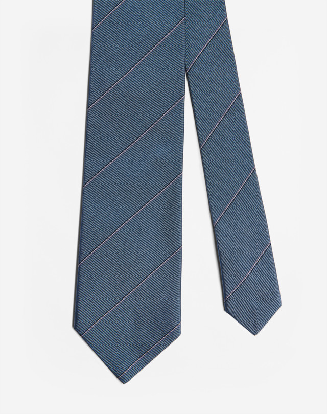 DUNHILL MULTI THIN STRIPE TIE WOVEN TIES Man f