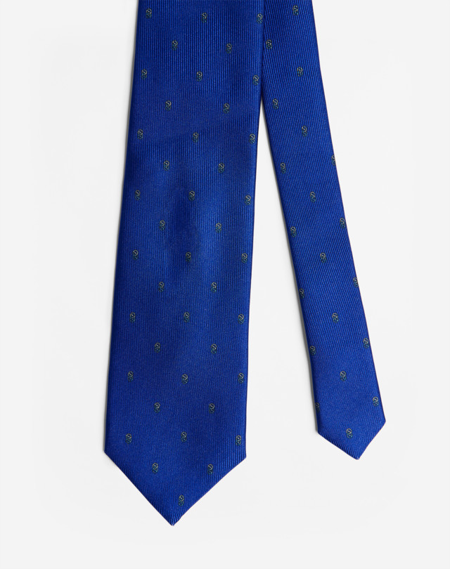 DUNHILL REPEAT RING MOTIF TIE WOVEN TIES Man f