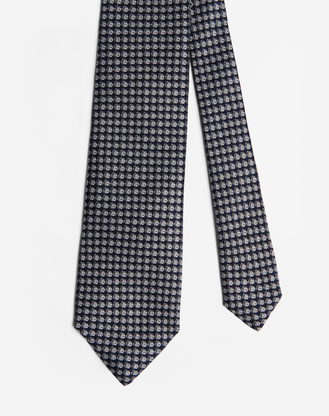 DUNHILL GEARS TIE WOVEN TIES Man f