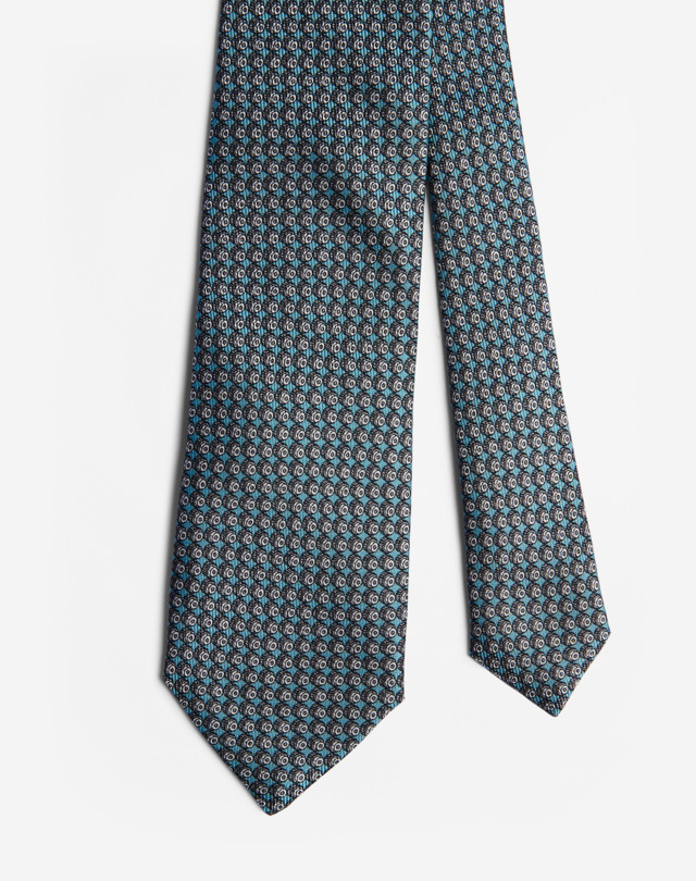 DUNHILL GEARS TIE WOVEN TIES Man f
