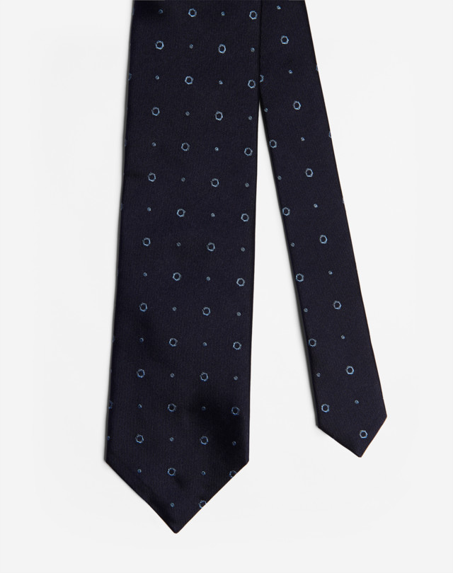 DUNHILL GEARS MOTIF TIE WOVEN TIES Man f