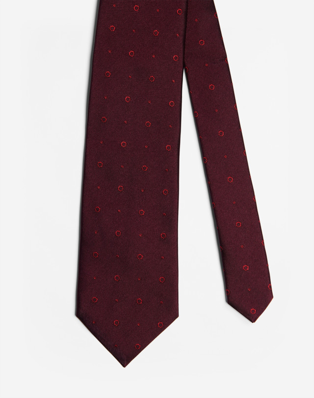DUNHILL GEARS MOTIF TIE WOVEN TIES Man f