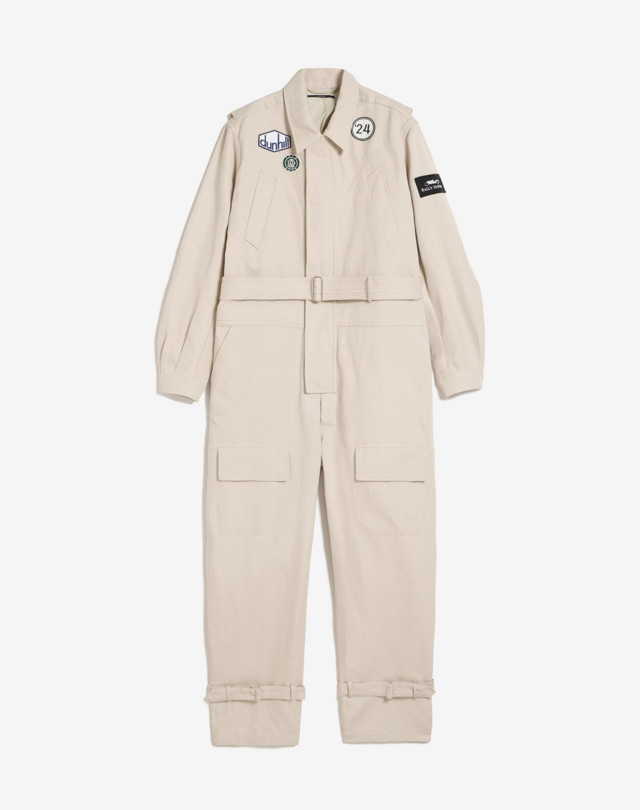 DUNHILL Stone Cotton Linen Jumpsuit JUMPSUITS Man f