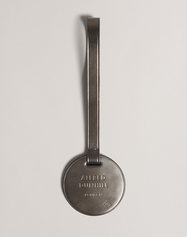 DUNHILL Duke Metallic Round Tag Luggage Tag Man f