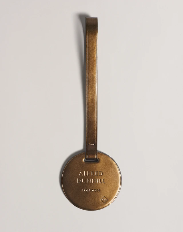 DUNHILL Duke Metallic Round Tag Luggage Tag Man f
