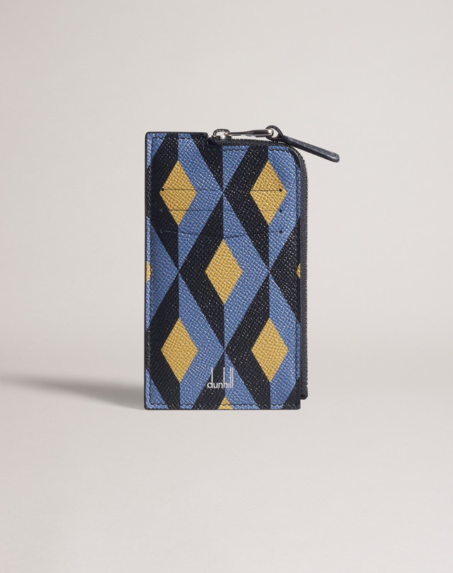 Men's Cadogan Engine Turn Zip Card Case | dunhill US Online Store