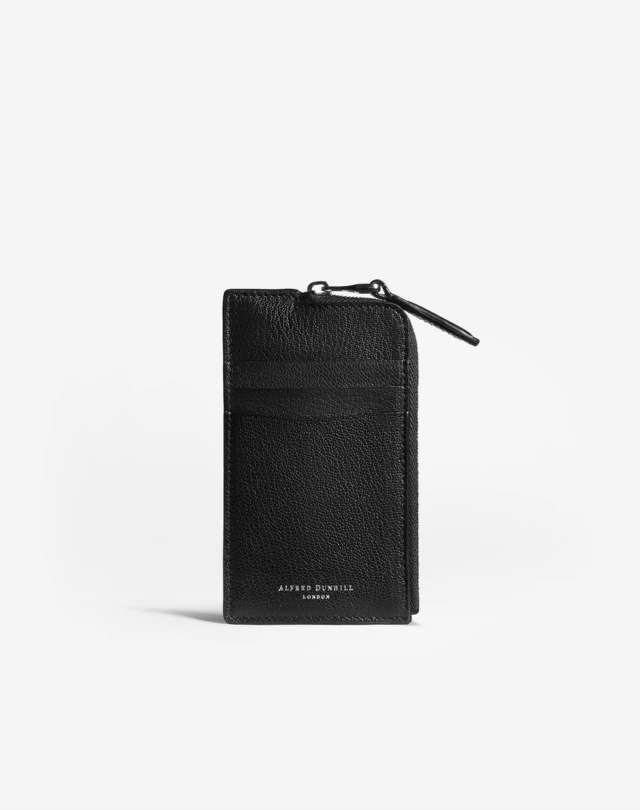 DUNHILL Duke Fine Leather 지퍼 카드 케이스 카드 케이스 남성 f