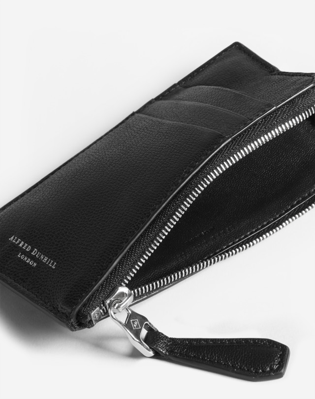 DUNHILL Duke Fine Leather 지퍼 카드 케이스 카드 케이스 남성 r