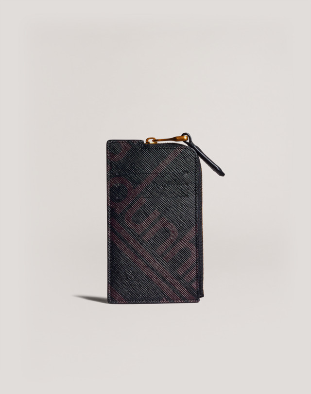 DUNHILL ダンヒル ラゲッジ キャンバス ジップ カードケース カードケース メンズ f