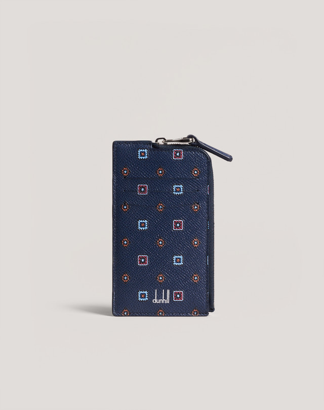 DUNHILL CADOGAN HALLMARK ZIP CARD CASE CARD CASES Man f