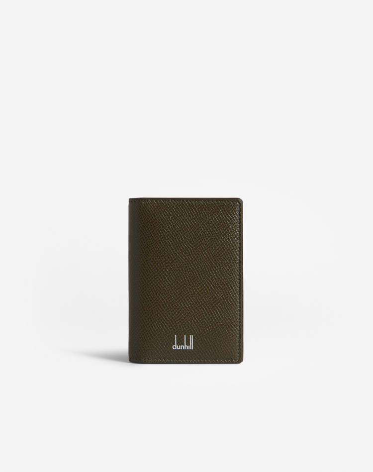 Men S Olive Cadogan Business Card Case Dunhill De Online Store