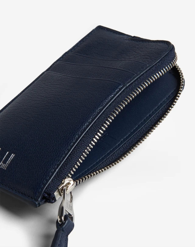 DUNHILL DUKE FINE LEATHER ZIP CARD CASE CARD CASES Man r
