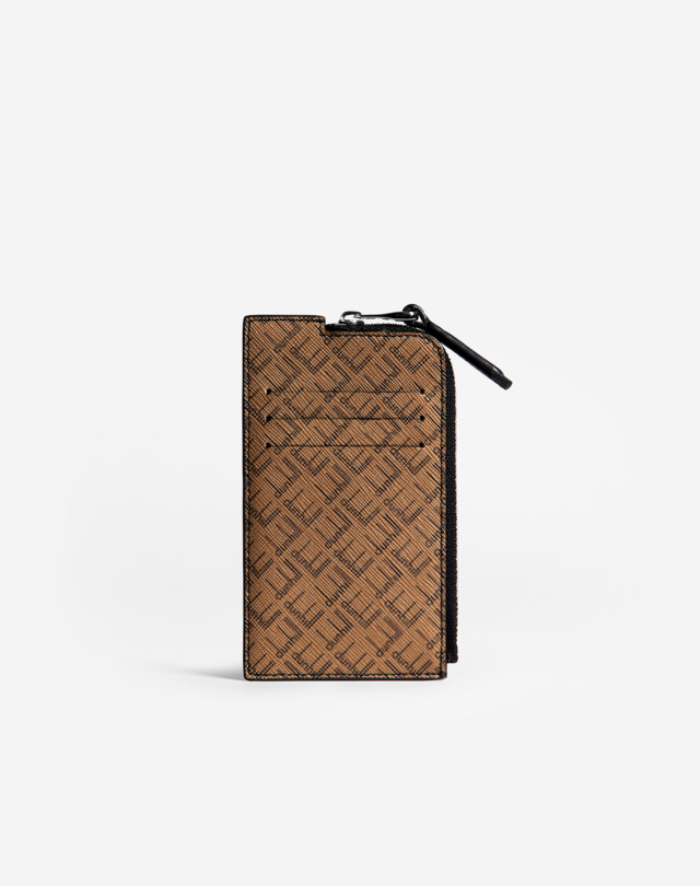 DUNHILL DUNHILL SIGNATURE ZIP CARD CASE CARD CASES Man f